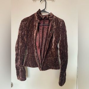Elie Tahari velvet jacket